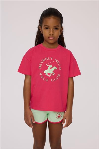 Beverly Hills Polo Club Kız Çocuk Pembe TshirtBeverly Hills Polo Club Kız Çocuk Pembe Tshirt