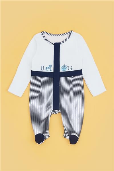 BG Baby Erkek Bebek Beyaz Hastane Çıkışı