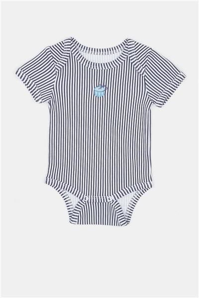 BG Baby Erkek Bebek Desenli 3lü Body