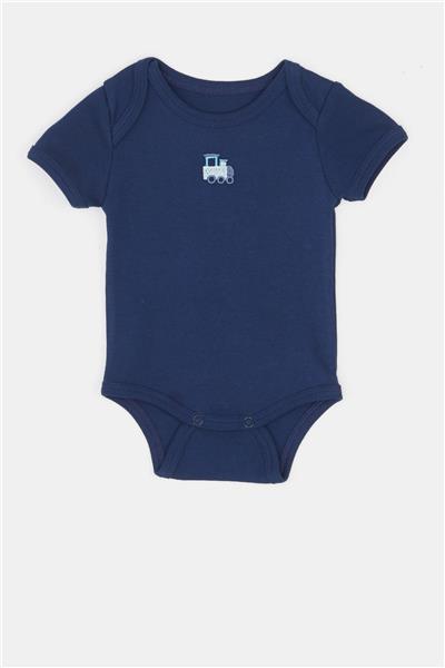 BG Baby Erkek Bebek Desenli 3lü Body