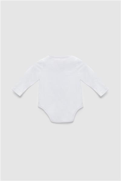 BG Baby Kız Bebek Beyaz Body