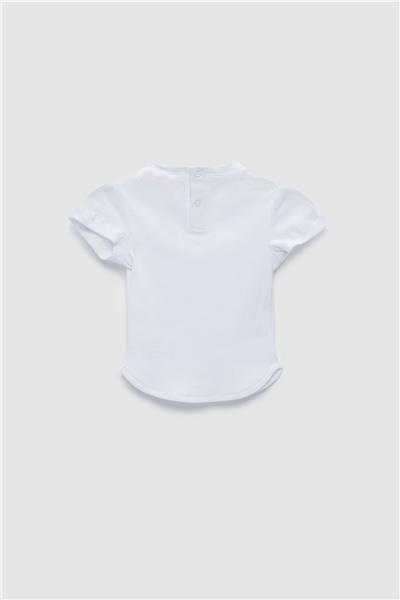 BG Baby Kız Bebek Beyaz T-Shirt