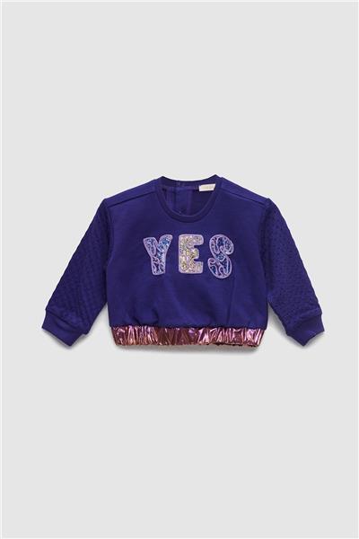 BG Baby Kız Bebek Mor S-Shirt