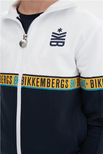Bikkembergs Erkek Çocuk Beyaz Eşofman Üstü
