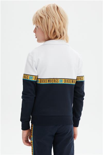 Bikkembergs Erkek Çocuk Beyaz Eşofman Üstü