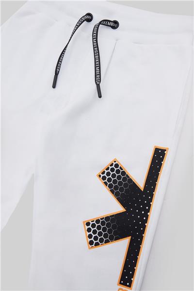 Bikkembergs Erkek Çocuk Beyaz Pantolon
