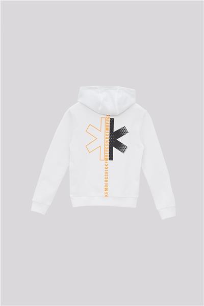 Bikkembergs Erkek Çocuk Beyaz Sweatshirt