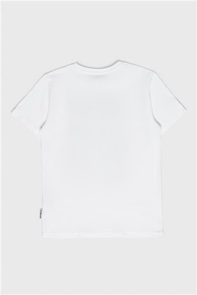 Bikkembergs Erkek Çocuk Beyaz T-Shirt