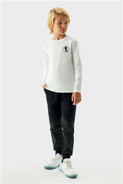 Bikkembergs Erkek Çocuk Beyaz T-Shirt