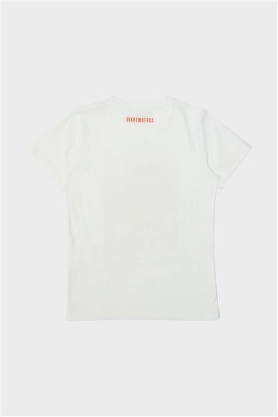 Bikkembergs Erkek Çocuk Beyaz T-Shirt