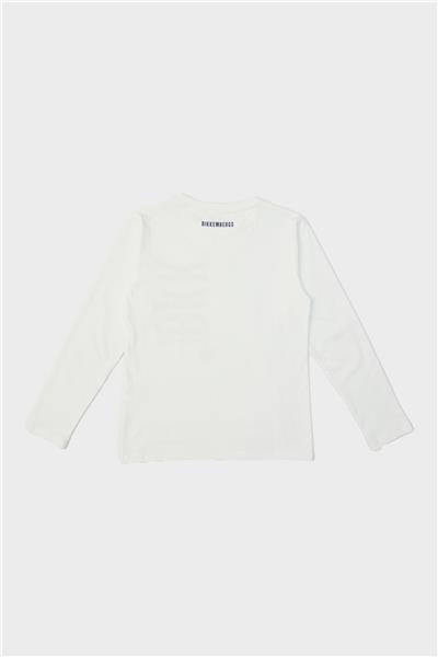 Bikkembergs Erkek Çocuk Beyaz T-Shirt
