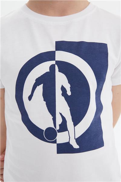 Bikkembergs Erkek Çocuk Beyaz T-Shirt