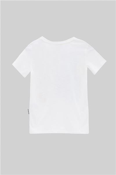 Bikkembergs Erkek Çocuk Beyaz T-Shirt