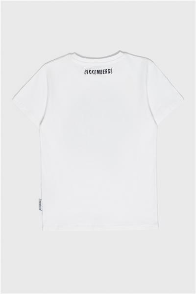 Bikkembergs Erkek Çocuk Beyaz T-Shirt