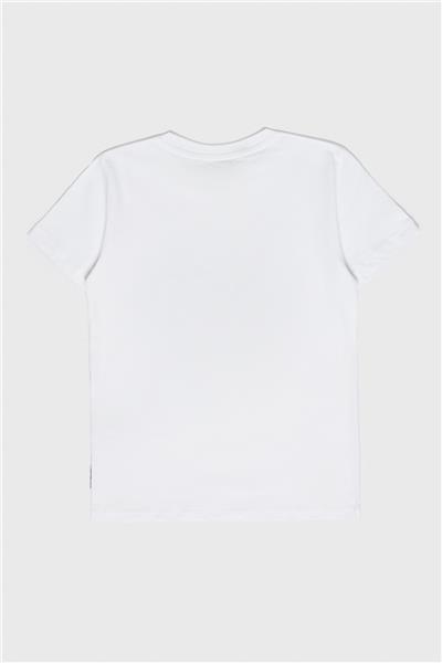 Bikkembergs Erkek Çocuk Beyaz T-Shirt