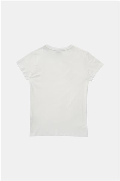 Bikkembergs Erkek Çocuk Beyaz T-Shirt