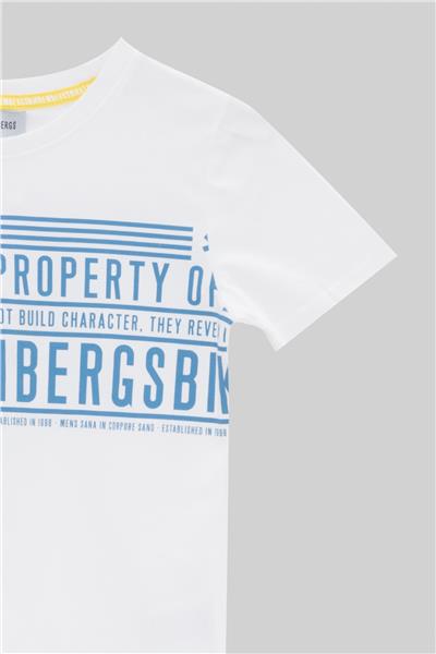 Bikkembergs Erkek Çocuk Beyaz T-Shirt