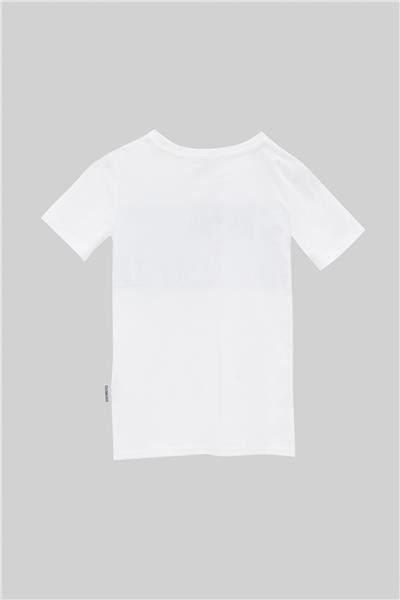 Bikkembergs Erkek Çocuk Beyaz T-Shirt