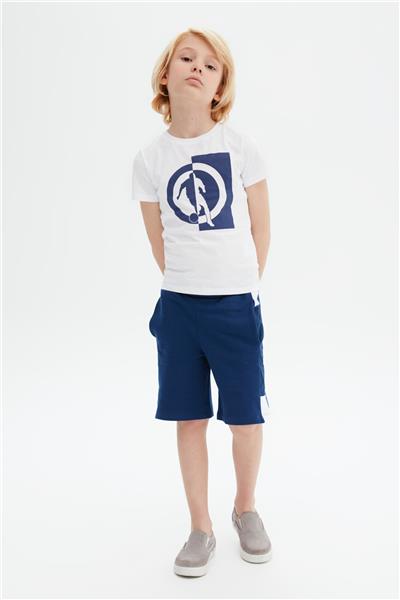 Bikkembergs Erkek Çocuk Beyaz T-Shirt