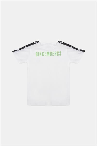 Bikkembergs Erkek Çocuk Beyaz Tshirt