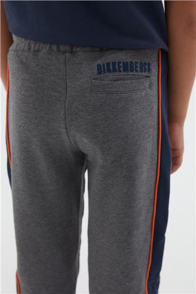 Bikkembergs Erkek Çocuk Gri Melanj Eşofman Altı