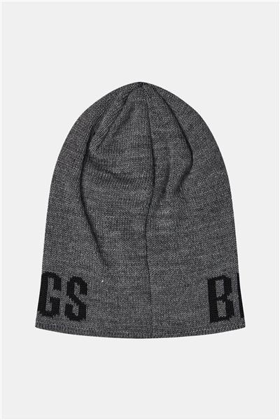 Bikkembergs Erkek Çocuk Gri Melanj Şapka