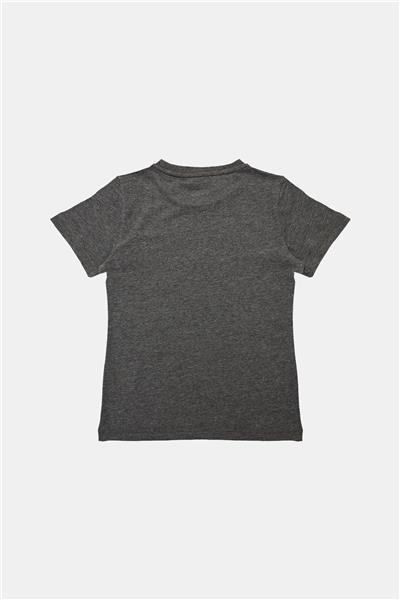 Bikkembergs Erkek Çocuk Gri Melanj T-Shirt