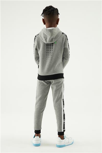 Bikkembergs Erkek Çocuk Gri Sweatshirt