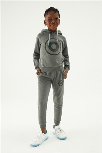 Bikkembergs Erkek Çocuk Gri Sweatshirt