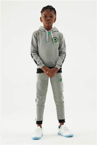 Bikkembergs Erkek Çocuk Gri Sweatshirt