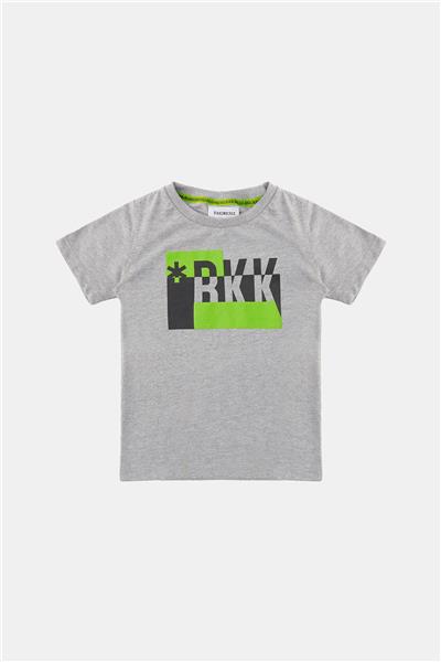 Bikkembergs Erkek Çocuk Gri Tshirt