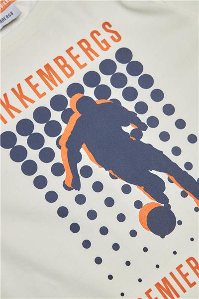 Bikkembergs Erkek Çocuk Kırık Beyaz T-Shirt