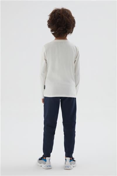 Bikkembergs Erkek Çocuk Kırık Beyaz T-Shirt