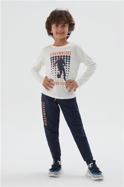 Bikkembergs Erkek Çocuk Kırık Beyaz T-Shirt