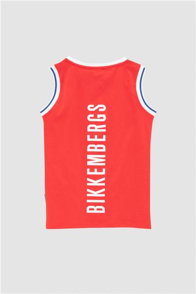 Bikkembergs Erkek Çocuk Kırmızı Atlet
