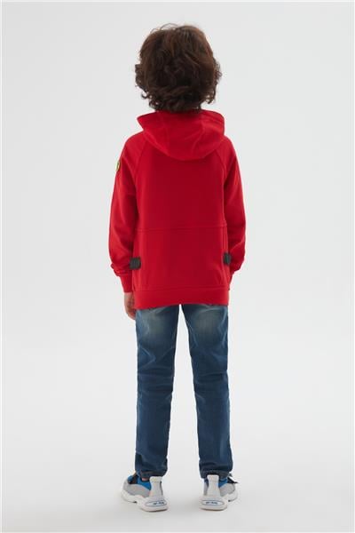 Bikkembergs Erkek Çocuk Kırmızı Sweatshirt