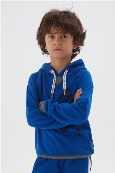 Bikkembergs Erkek Çocuk Mavi Sweatshirt