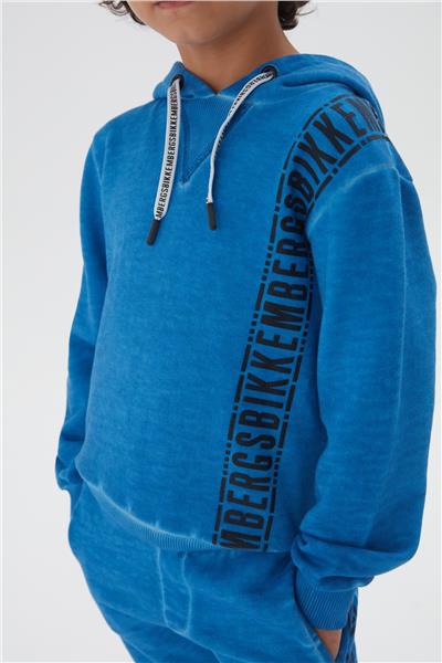 Bikkembergs Erkek Çocuk Mavi Sweatshirt