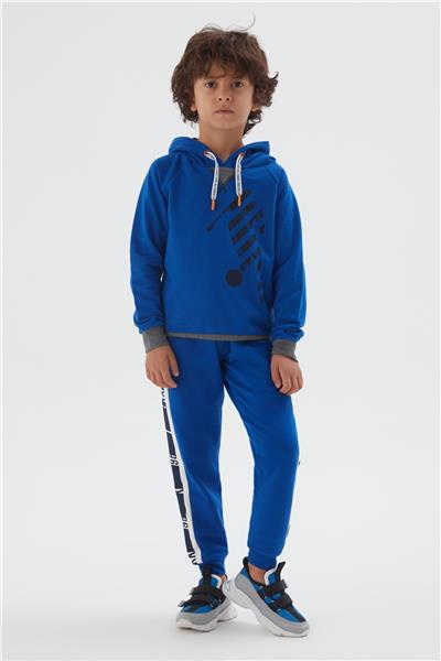 Bikkembergs Erkek Çocuk Mavi Sweatshirt