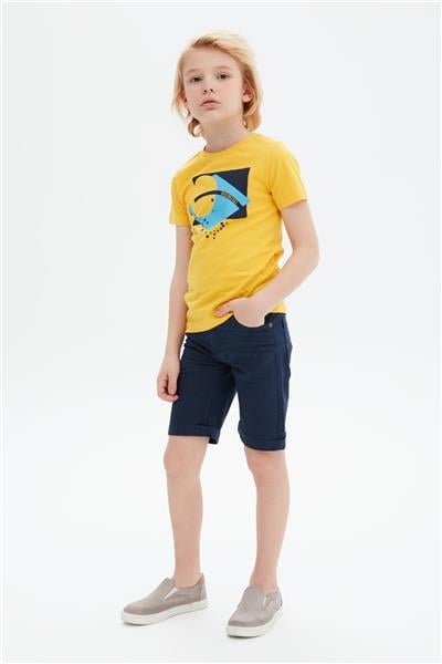 Bikkembergs Erkek Çocuk Sarı T-Shirt
