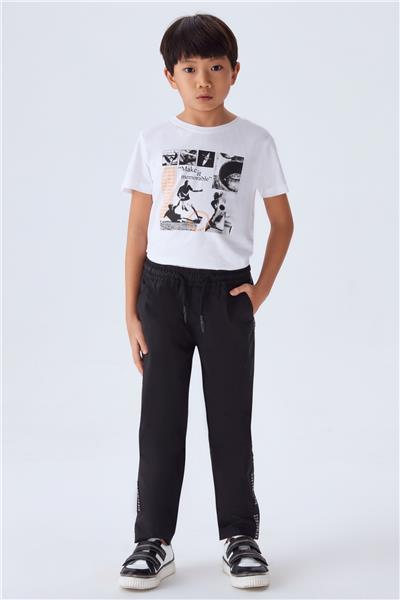 Bikkembergs Erkek Çocuk Siyah Pantolon