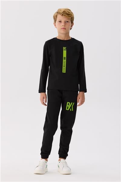 Bikkembergs Erkek Çocuk Siyah T-Shirt