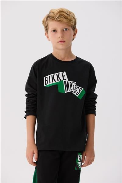 Bikkembergs Erkek Çocuk Siyah T-Shirt