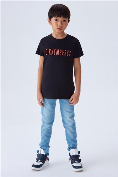 Bikkembergs Erkek Çocuk Siyah Tshirt