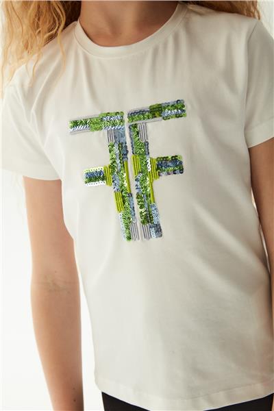 Fracomina Kız Çocuk Beyaz T-Shirt