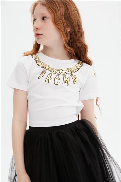 Fracomina Kız Çocuk Beyaz T-Shirt