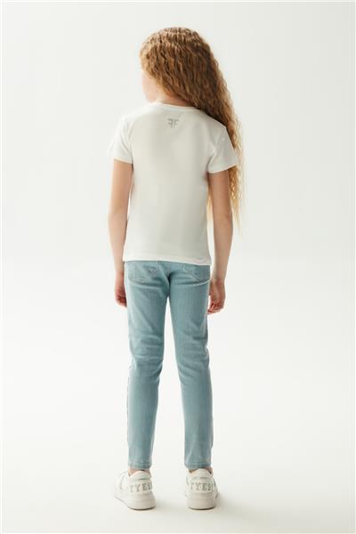 Fracomina Kız Çocuk Beyaz T-Shirt