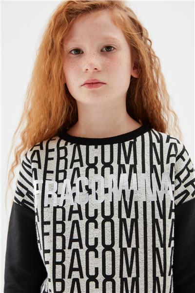 Fracomina Kız Çocuk Kırık Beyaz Sweatshirt
