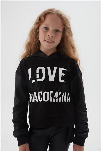 Fracomina Kız Çocuk Siyah Sweatshirt