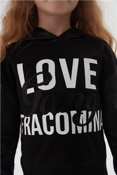 Fracomina Kız Çocuk Siyah Sweatshirt